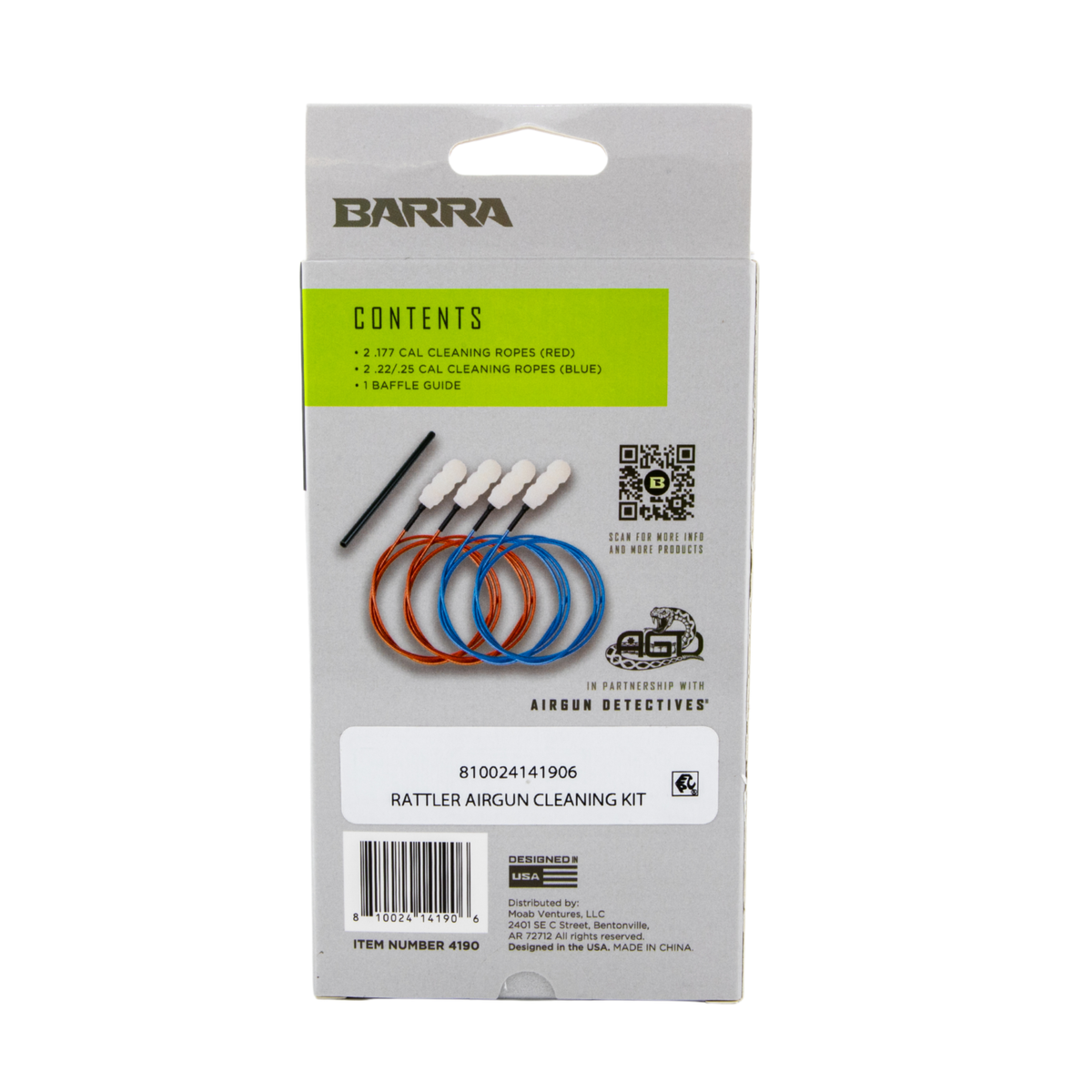 Rattler Airgun Cleaning Kit .177/.22/.25