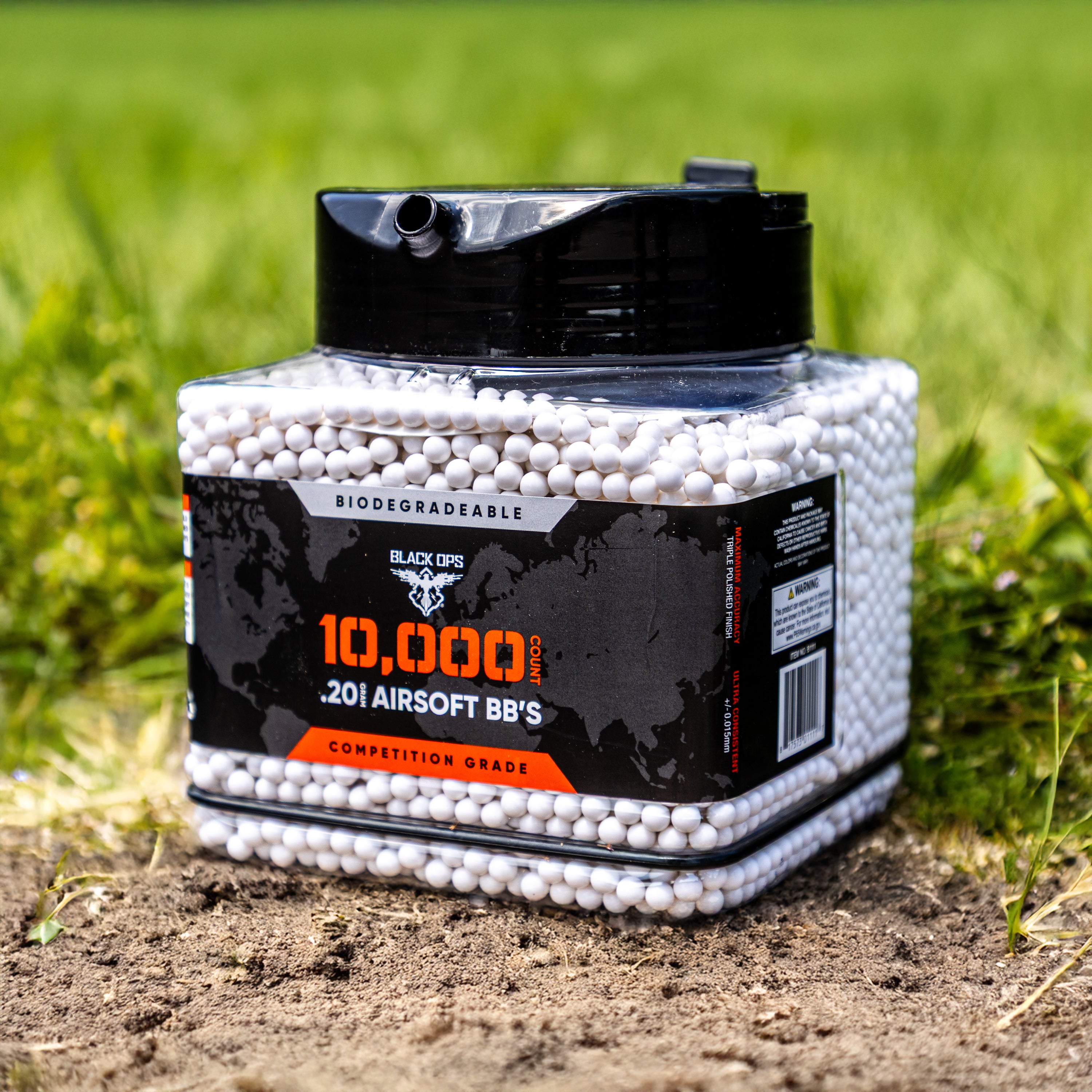 可生物降解气枪 6 毫米/.20 克 BB 弹 - 10,000 颗