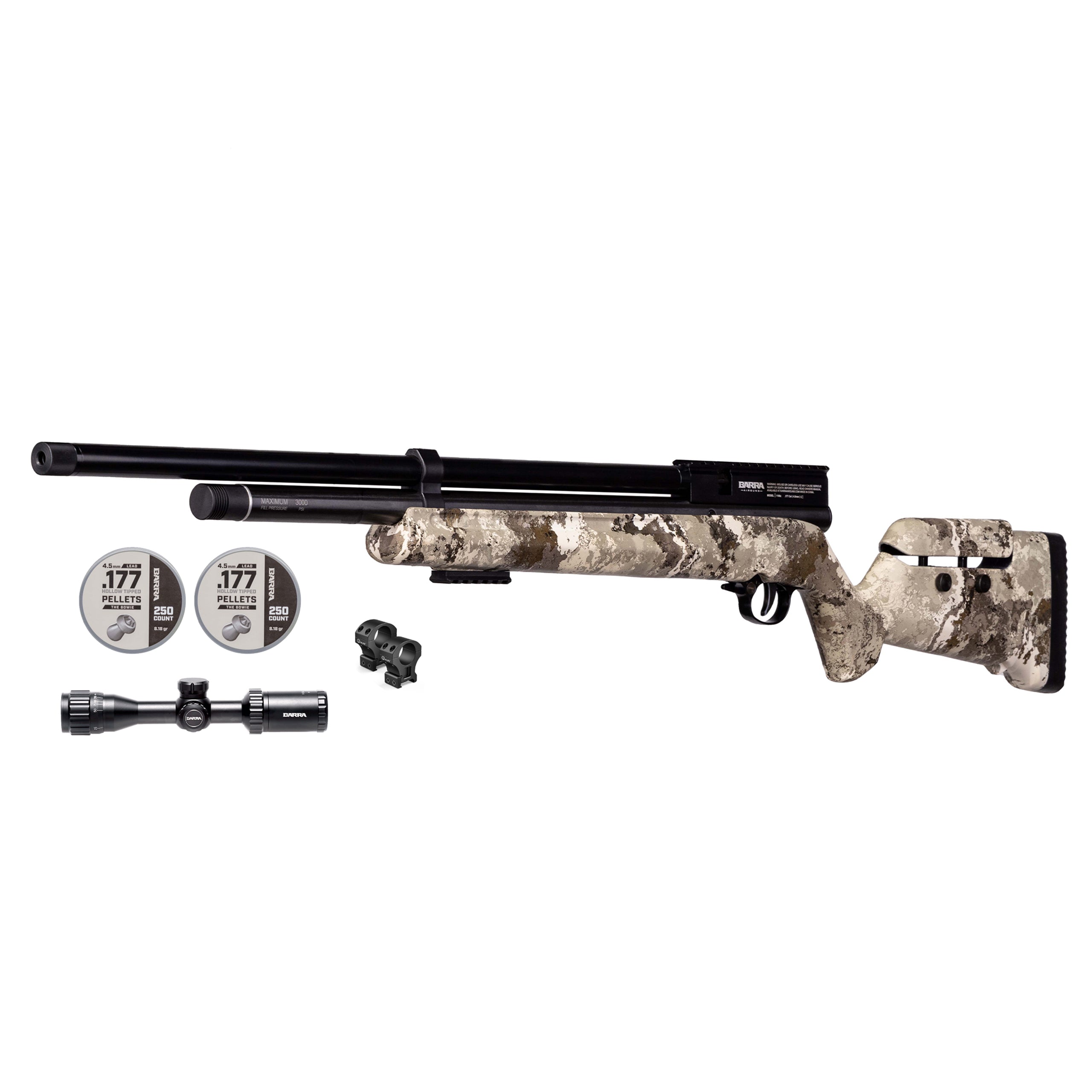 1100z .177 Gen 1 - Veil Camo Alpine (paquete de vacaciones)
