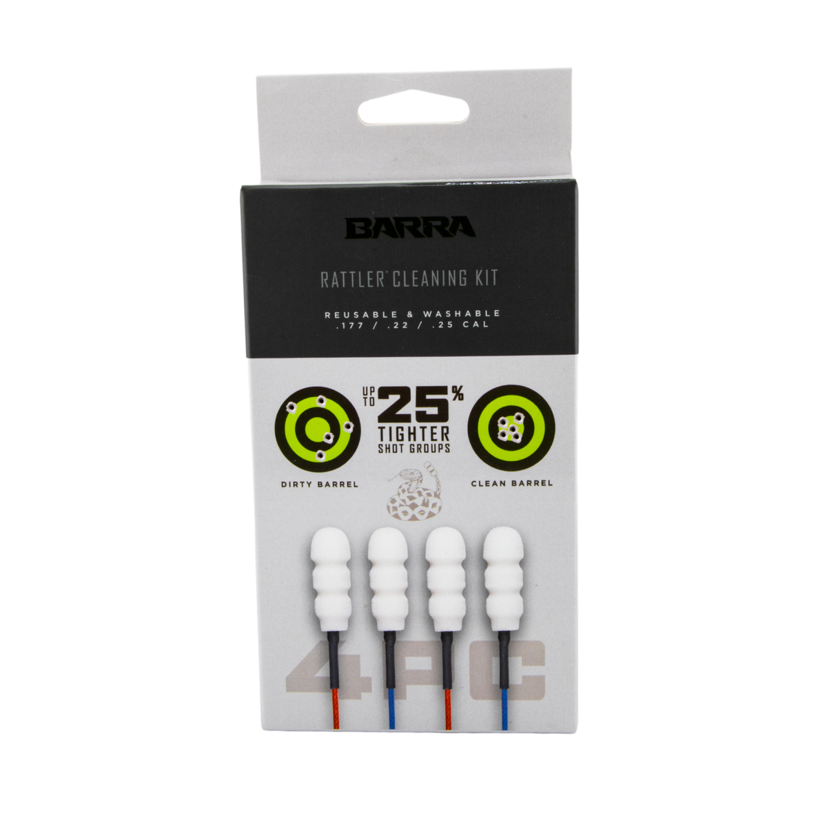 Rattler Airgun Cleaning Kit .177/.22/.25