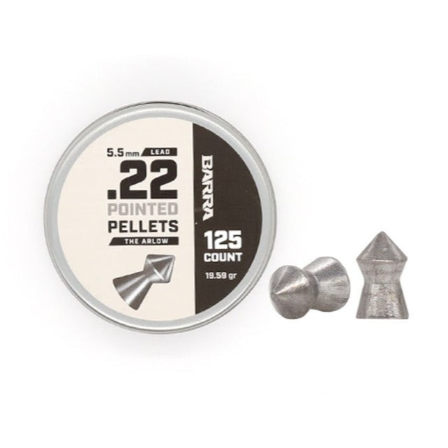 邦楽 ZORN22 Arlow Pointed Tip .22 Caliber Pellets - 125 Count