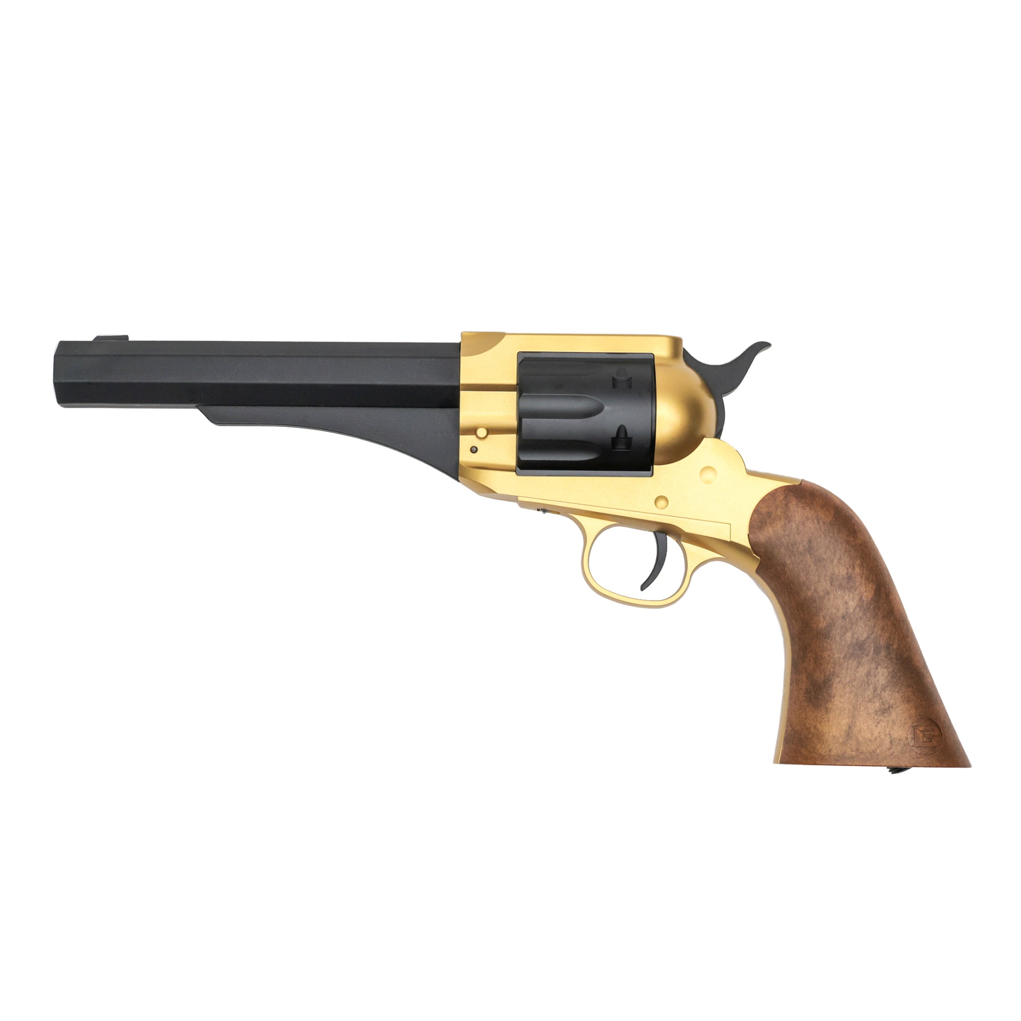 Kit de pistola de CO2 1858 - Negra y dorada