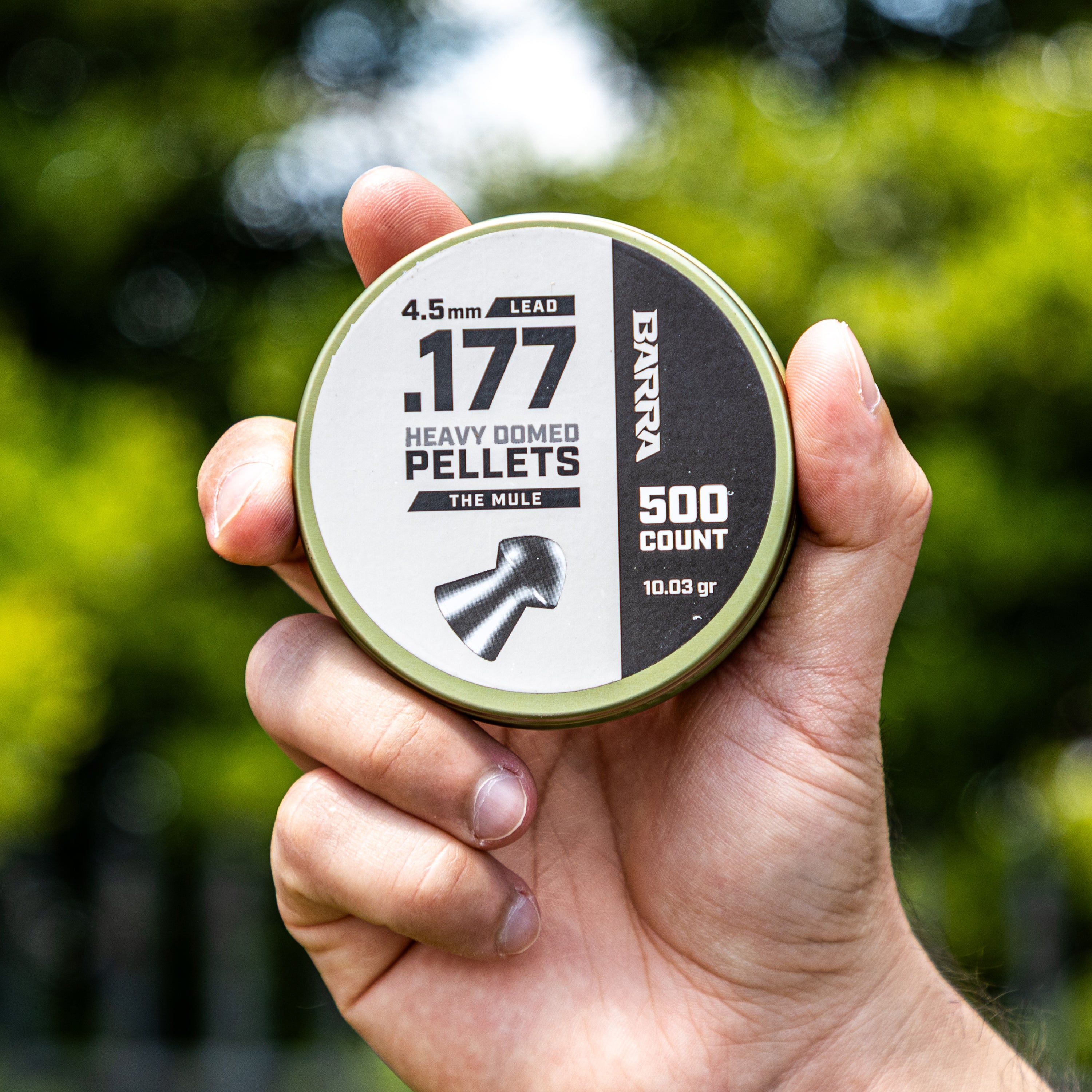 骡子重型圆顶 .177 口径弹丸 - 500 颗