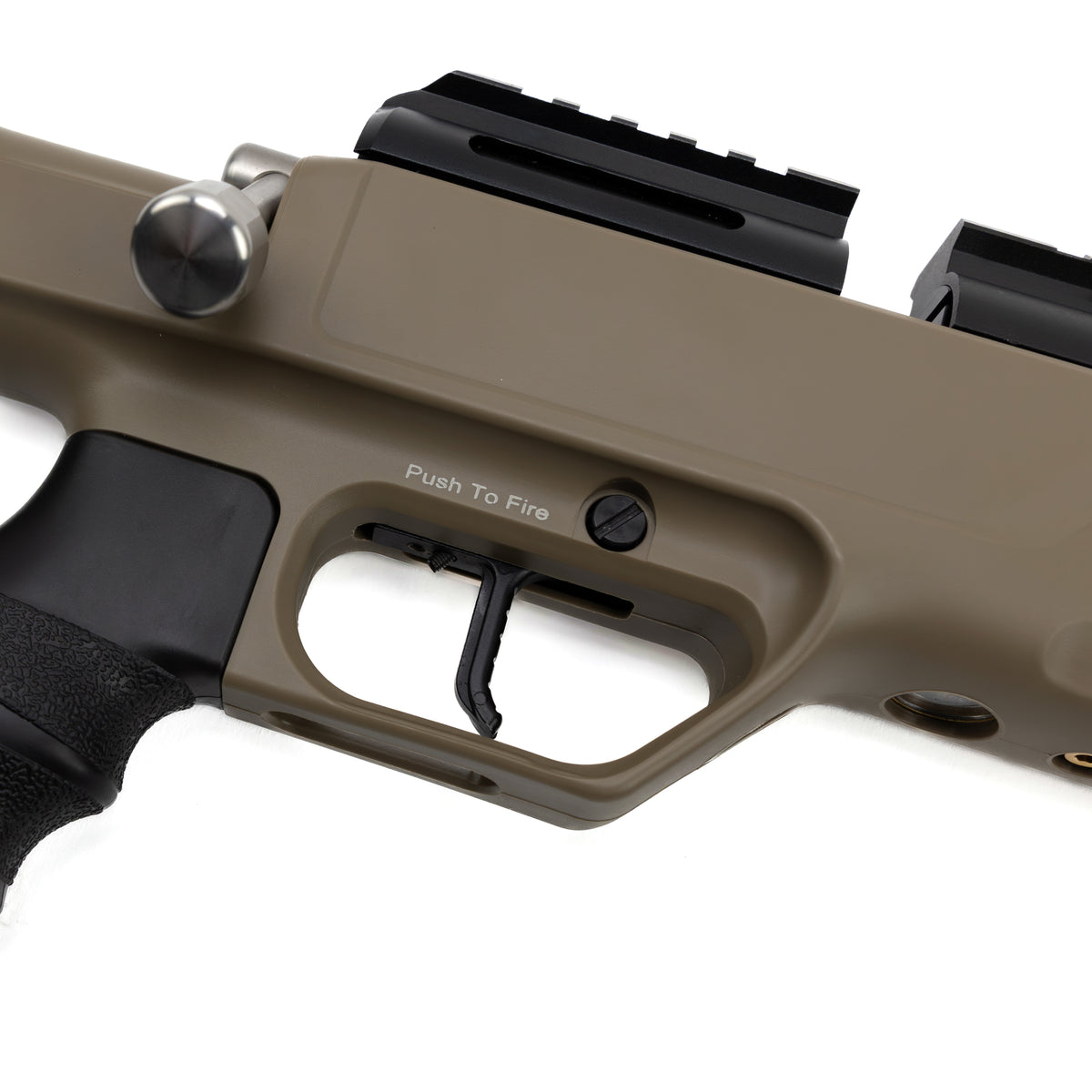 22 Rascal Tan Barra Airguns | 250z .22 Caliber PCP Pellet Air Rifle | Tan