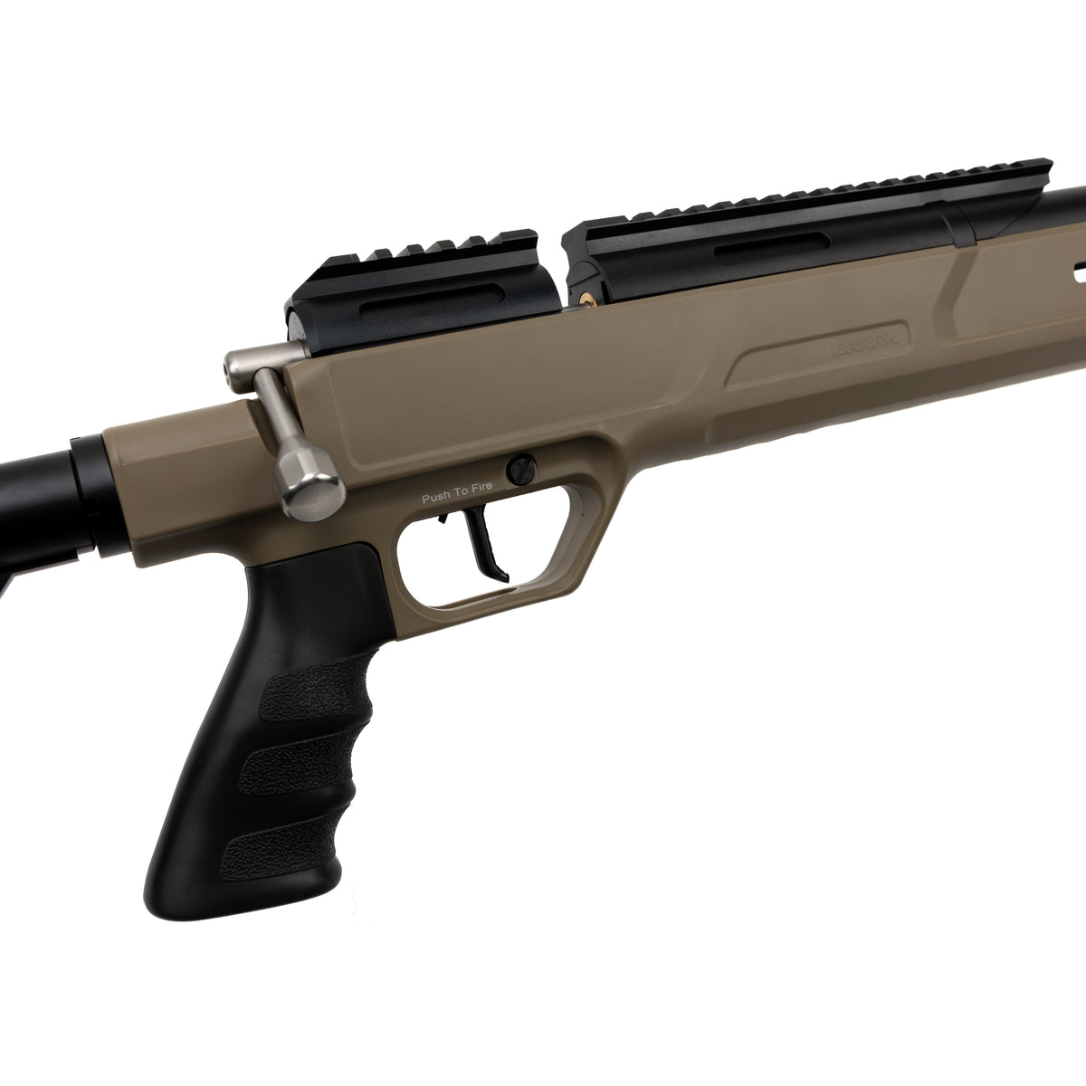 Barra Airguns | 250z .22 Caliber PCP Pellet Air Rifle | Tan