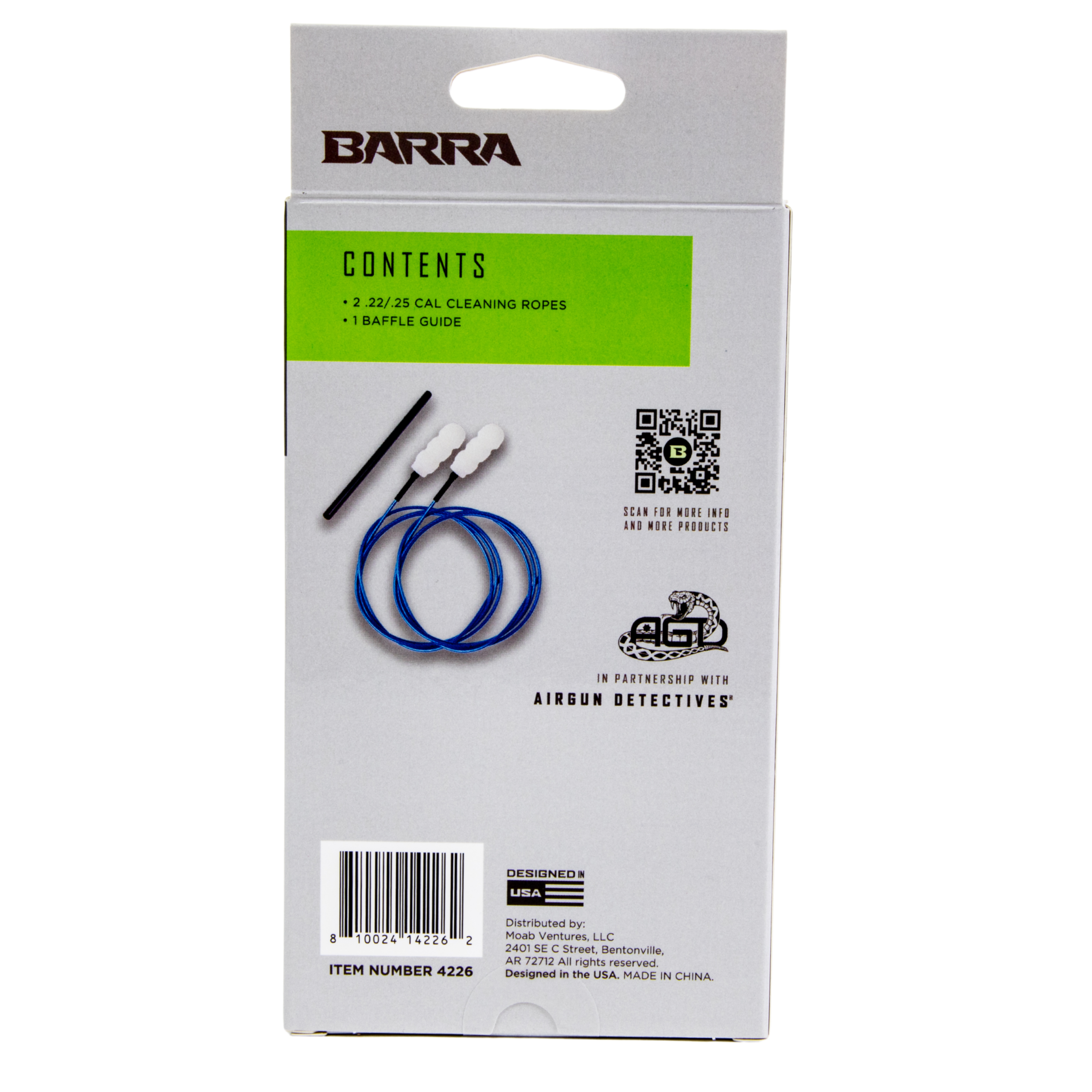Rattler Airgun Cleaning Kit .22/.25