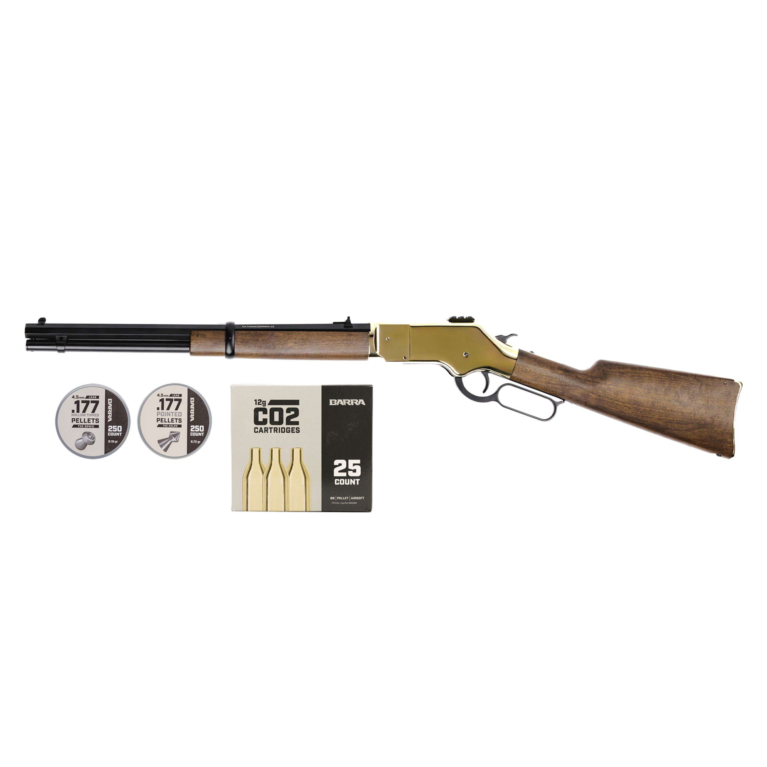 キャピタル　オリーブ色？ブラウン？ 1866 CO2 .177 - Gold (Bundle)