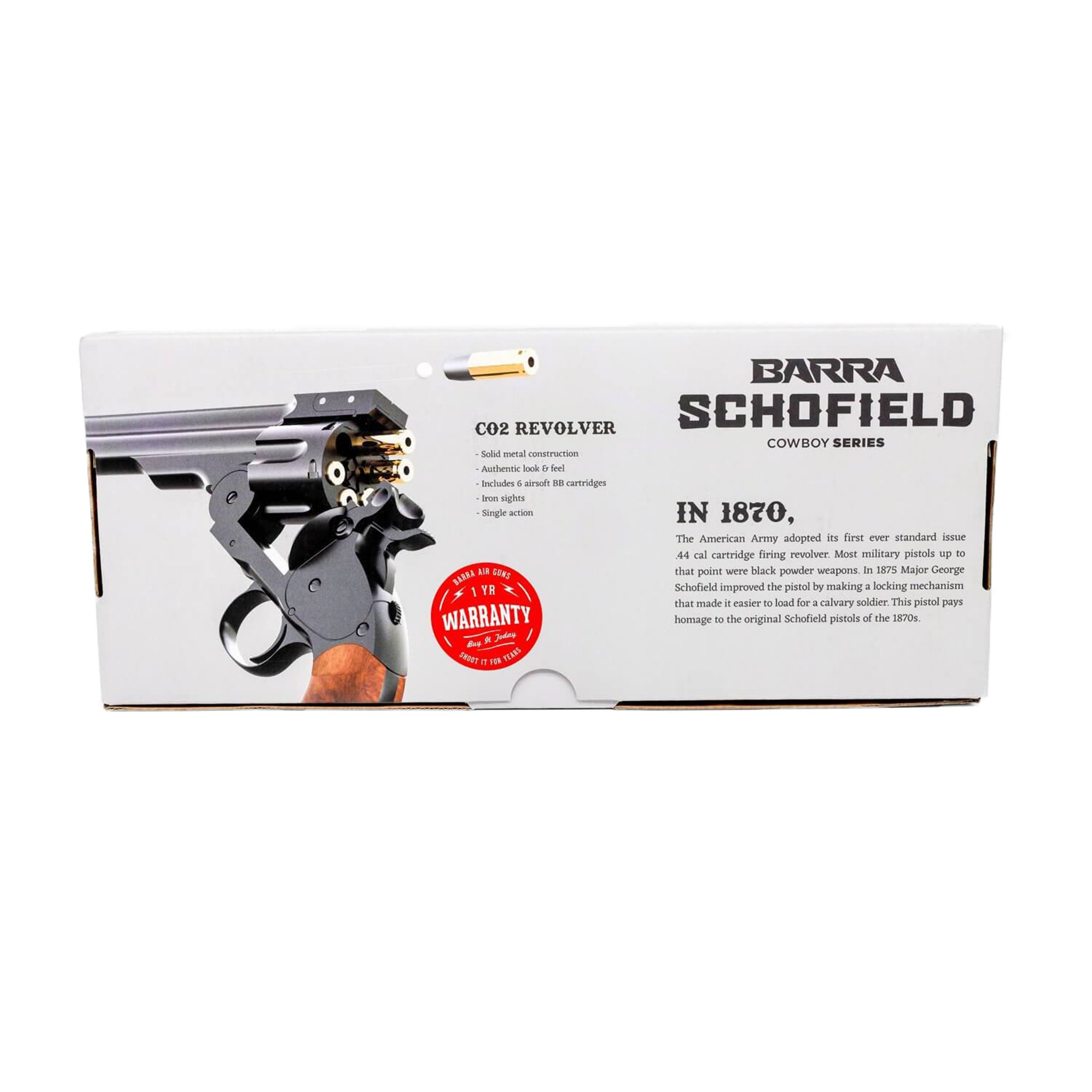 Schofield 7 英寸气枪 - 青铜色