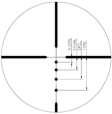 FT2-10X44SF-0DH Rifle Scope